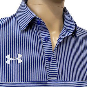 Under Armour Mens Polo Shirt - Short Sleeve Golf Shirt with UPF 30 (Small)